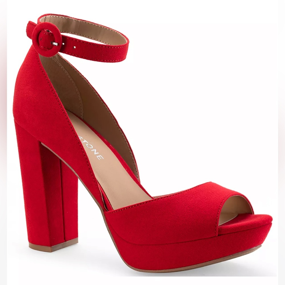 Reeta Block-Heel Platform Sandals